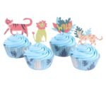 Cupcake Set - Go Wild Safari Animals (24 Cases and Toppers) - Image 2