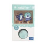Cupcake Set - Let it Snow Christmas (24 Cases and Toppers)