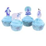 Cupcake Set - Let it Snow Christmas (24 Cases and Toppers) - Image 3