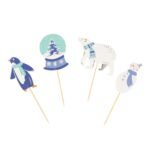 Cupcake Set - Let it Snow Christmas (24 Cases and Toppers) - Image 4