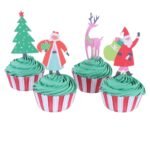 Cupcake Set - Santas Workshop (24 Cases and Toppers) - Image 2