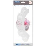 Cupcake Wrappers - White Rose Pk/12