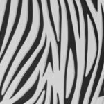 Impression Mat - Bold Zebra Design (150 x 305mm / 6 x 12") - Image 4