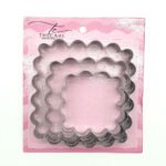 THECAKE CUTTER - Big Square Ruffled Cutter Set